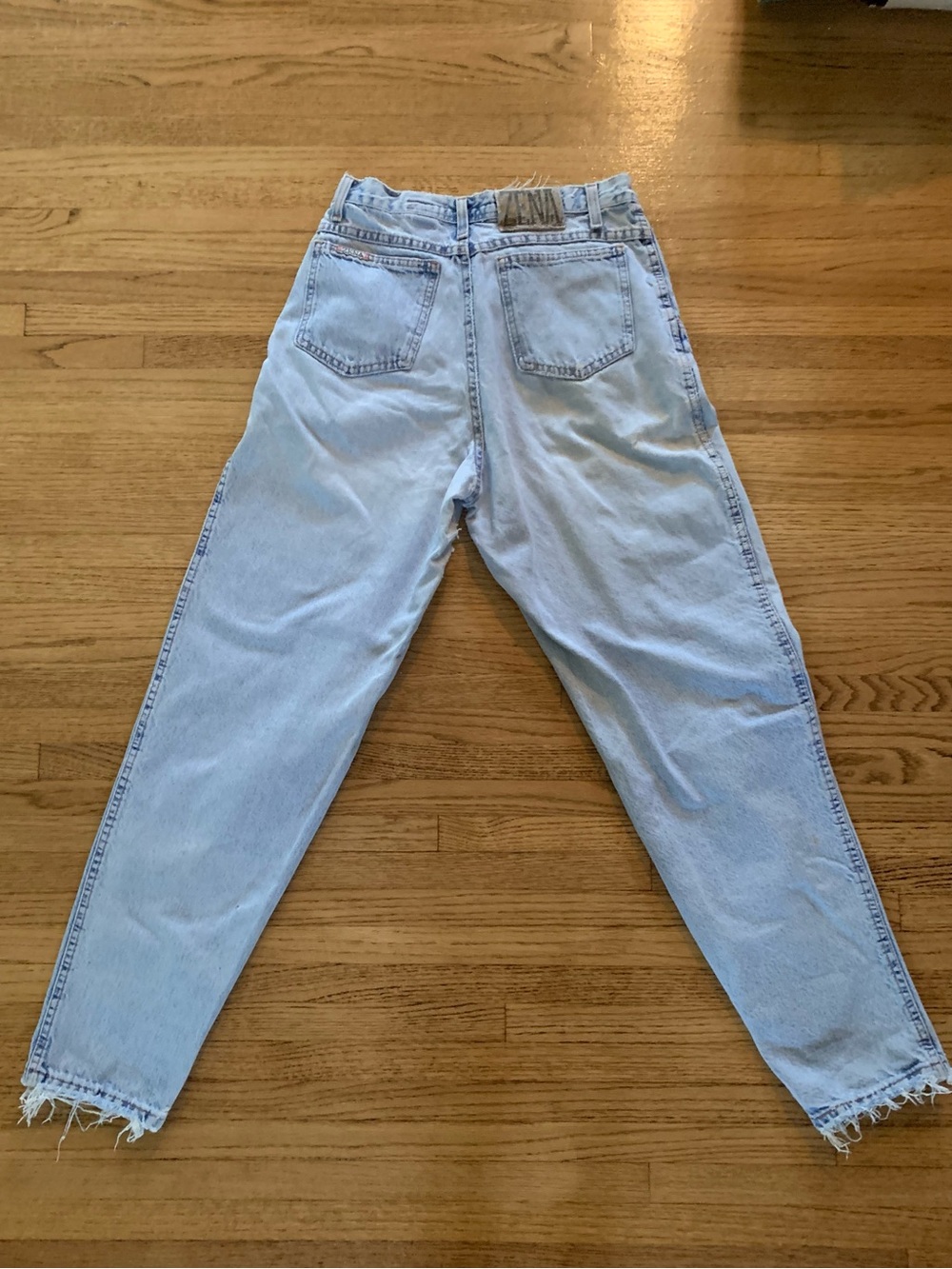 Vtg 90s Zena High Waisted Thrashed Mom Jeans Made in USA Sz 10 Fits 27 28 - Picture 3 of 16